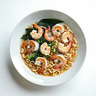 P20 Ramen con gamberi alla piastra