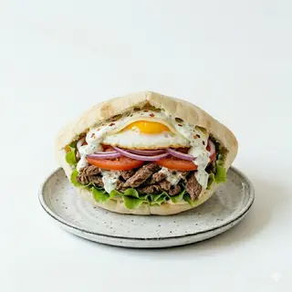 Pan Pita De Ternera Especial De La Casa