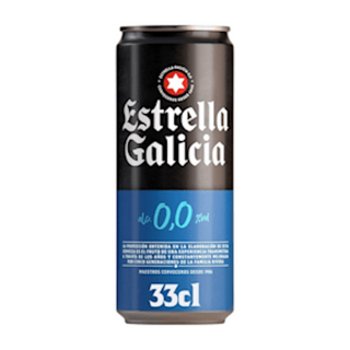 Lata Estrella galicia 0.0