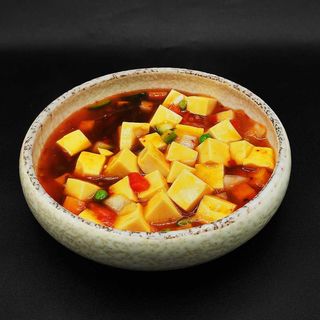 Doufu salsa piccante