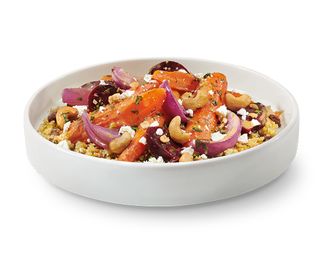 Zanahorias asadas con cous-cous	
