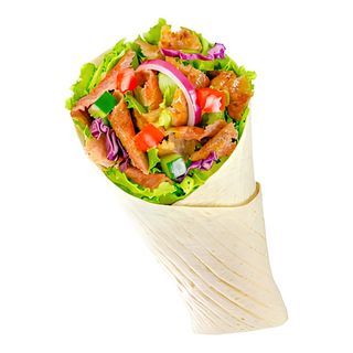 Kebab Tortilla na cienkim cieście z serem