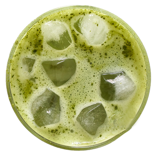 Iced matcha latte