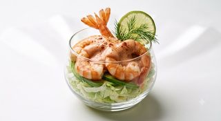 Cóctel De Langostinos Con Salsa Aurora