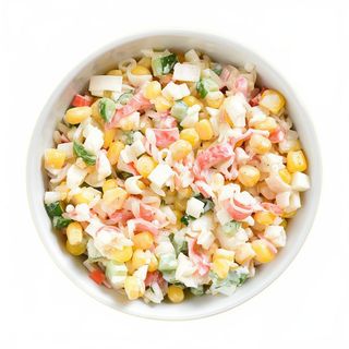4. Ensalada Con Cangrejo Y Maíz