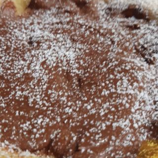 Pizza con cocco e Nutella