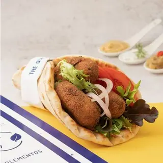 Pita de croquetas de calabacín