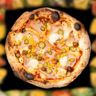 Пица с пушено пуешко филе (650г)