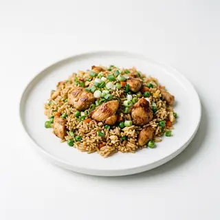 Arroz Y Pollo Salteado
