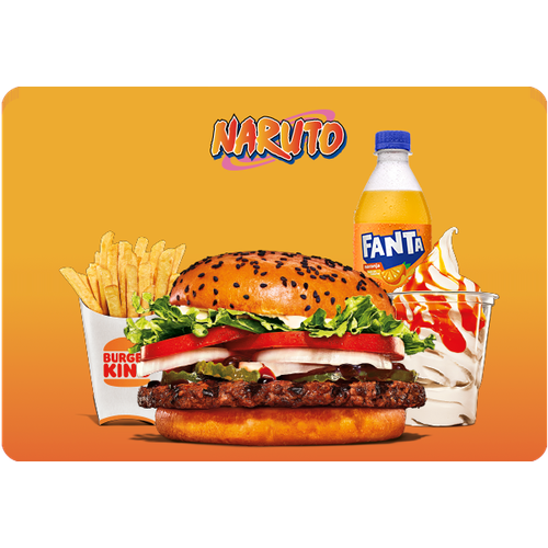Menú Whopper® Naruto Grande