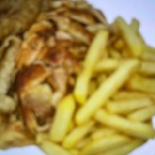 Kebab Meat With French Fries