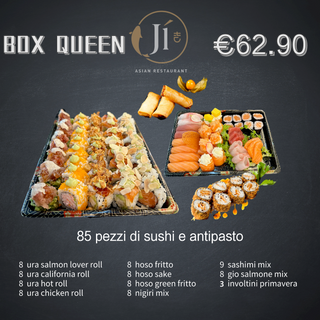 BOX QUEEN 85 PZ SUSHI E ANTIPASTO