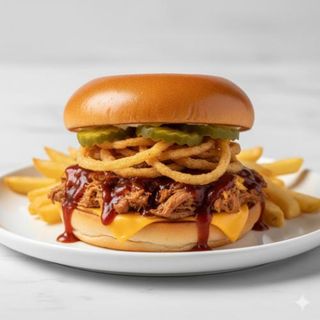 Hamburguesa Smoke Pulled Bbq