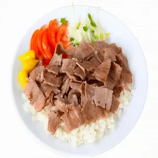 Plato De Carne Con Arroz Basmati