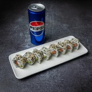 Salmon Avokado Roll  & Pepsi 0.33l