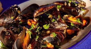 Mejillones en salsa borrachita