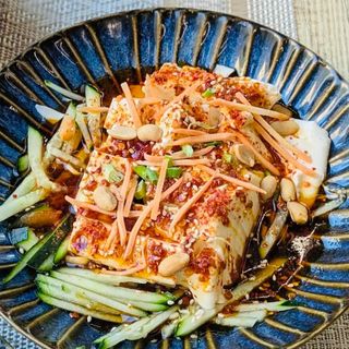 Tofu in salsa piccante