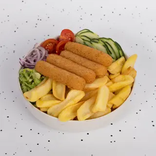 Mozzarella Kebab fries - vege