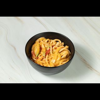  ლაფშა ნაღებით და ბოსტნეულით