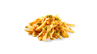 Loaded fries z jalapeno