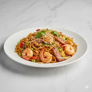 208. Tallarines Fritos Tres Delicias