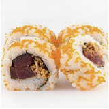 C. Atún picante, mayo y cebolla cruji 4u.