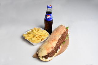 Šiš ćevap, pomfrit & Pepsi 0.25l
