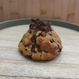Cookie tipo New York con chips y Nutella