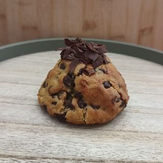 Cookie tipo New York con chips y Nutella