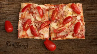 Pizza Amatriciana - o porție