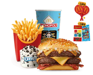 Menú Completo McExtreme Bacon Doble 