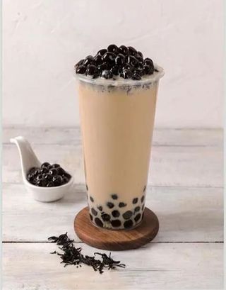 Milk tea classico con tapioca