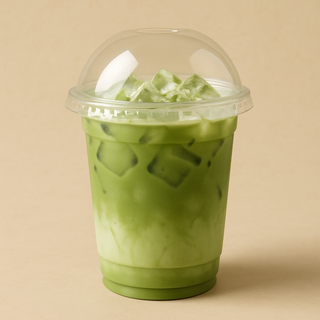 iced matcha latte, avena y vainilla