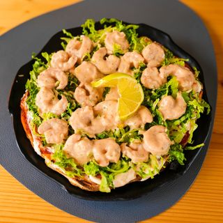 Mini Pizza con Gamberetti