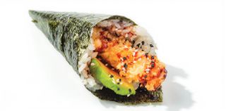 128. Temaki de Tempura de Gamba (1 Pz.)
