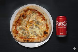 Quattro formaggi & Coca Cola 0,33