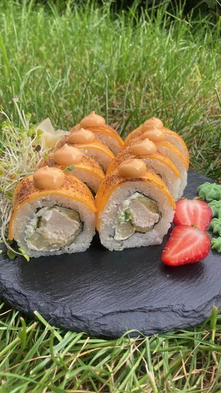 Chicken special roll (8 sztuk)