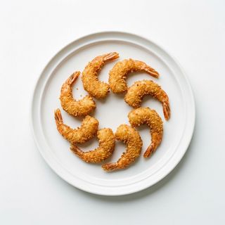 Plat Crevettes Panées