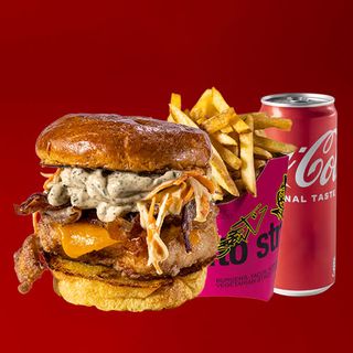 Combo Crispy Chicken Burger