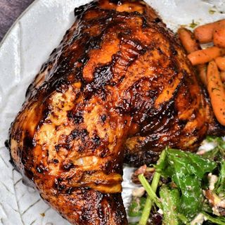 Cuarto De Pollo A La Barbacoa