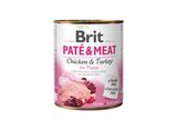 Brit Pate&Meat Puppy пастет за подрастващи  от пилешко и пуйка (800г)