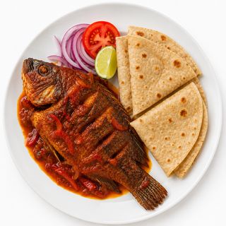 Tilapia Fish & Chapati