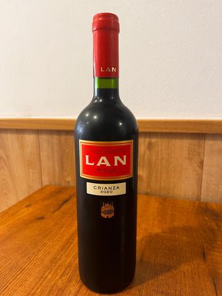 Vino Tinto Lan Tempranillo Rioja Crianza (750 Ml.)