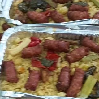 Migas con tropezones