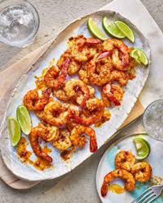 Tandoori prawns