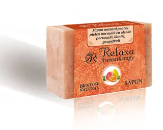 Săpun pentru pielea normală cu ulei de portocală, lămâie, grapefruit
