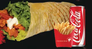 Chicken tikka wrap