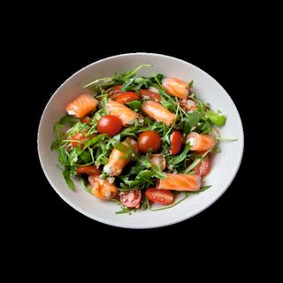 Салат с семгой