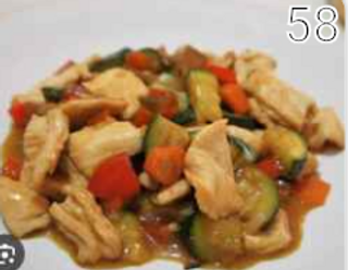 Pollo con verdure