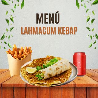 Menú Lahmacun Kebab